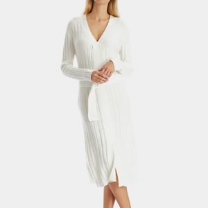 NWT Stitch Drop Tied To You Belted Midi Sweater Dress sz M